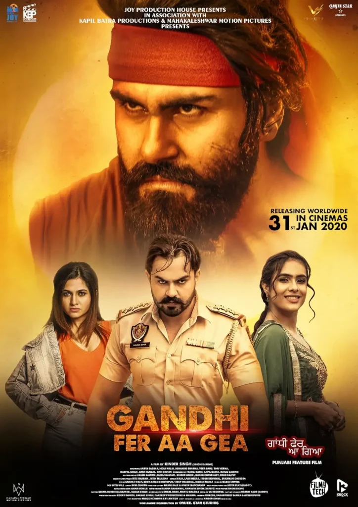 Gandhi Fer Aa Gea 2020 Punjabi Full Movie 480p HDRip x264 400MB ESubs Gandhi Fer Aa Gea