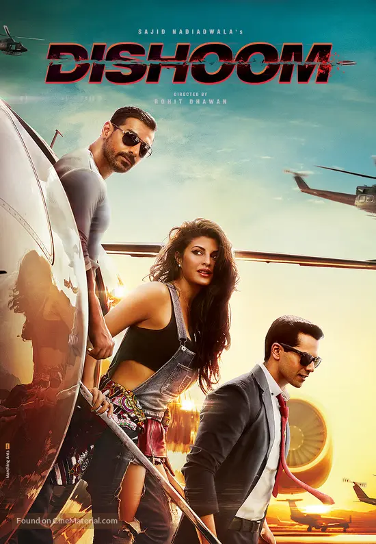Dishoom (2016) Bollywood Hindi Movie HDRip | 1080p | 720p | 480p | ESubs Dishoom